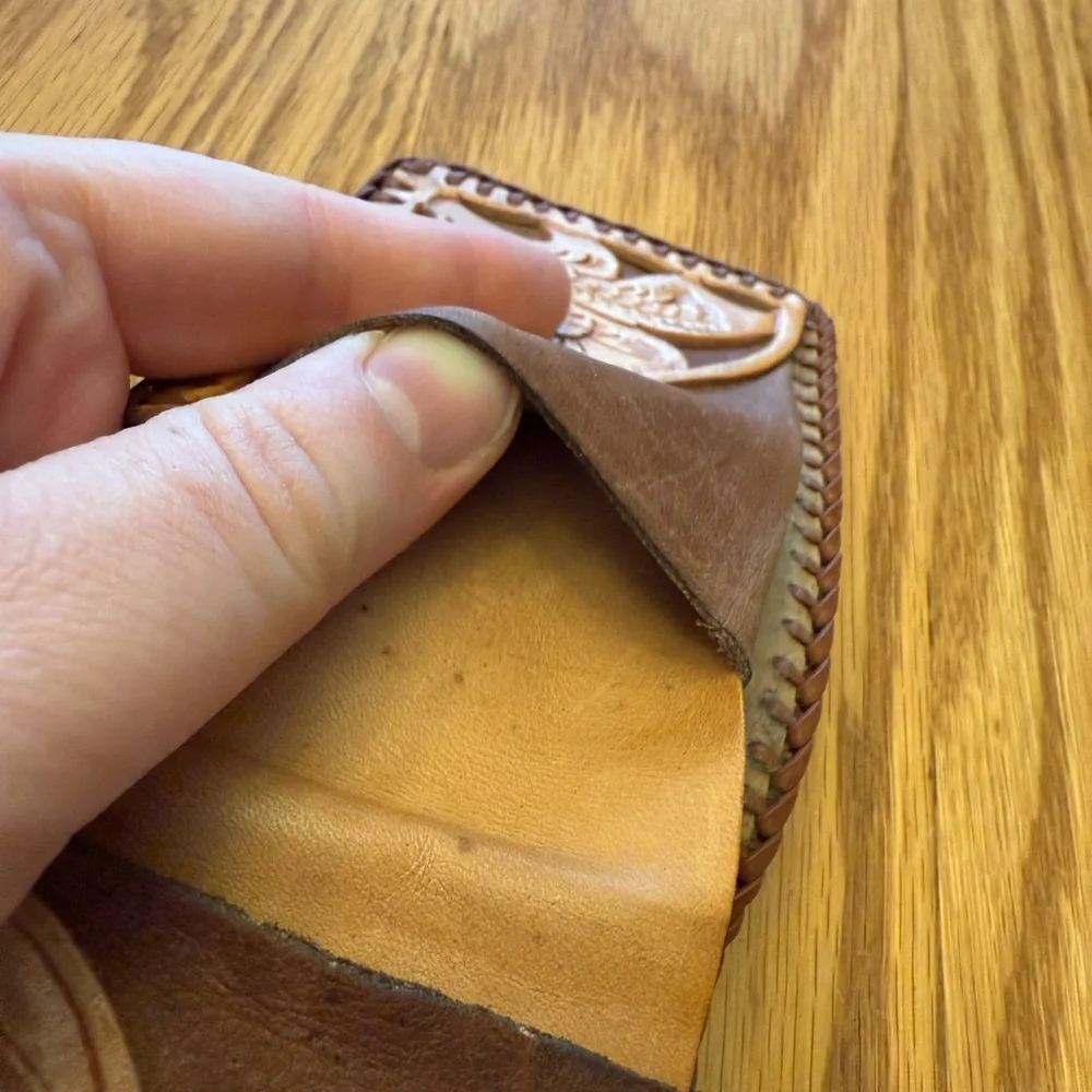 Handcrafted Vintage Brown Leather Wallet